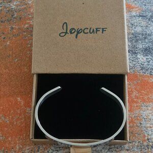 Joycuff Stainless Steel Cuff Bracelet  'Friends Are The Family We Choose'
